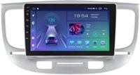 Автомобильная стереосистема Android для Kia Rio 2 2005-2011 гг., 6 ГБ ОЗУ, 128 ГБ ПЗУ, поддержка SIM-карты, 9-дюймовый MirrorLink WiFi BT, сенсорный экран IPS с камерой AHD (6+128 ГБ с Apple Carplay) 1000002624