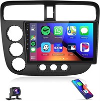 Автомобильная стереосистема Devand Android для Honda Civic 2001-2005 гг., 2 ГБ ОЗУ, 32 ГБ ПЗУ, 9-дюймовый MirrorLink WiFi BT, сенсорный экран IPS с камерой AHD (2+32G с Apple Carplay) 1000002675