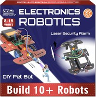Butterfly EduFields 10in1 DIY STEM Robotics kit, 50+ деталей, Easy Plug & Play Electronics Sensor Robotics kit | Кодирование не требуется | Лучшие роботизированные игрушки для мальчиков, девочек и детей в возрасте от 8 лет 1000002714