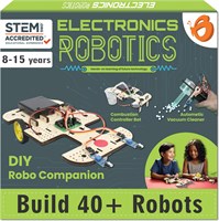 Butterfly EduFields 40in1 STEM Robotics Kits для детей 8-12 лет | Проекты роботов своими руками для детей с электронной платой и датчиками | Лучший образовательный подарок для домашнего обучения на 8, 10, 12 лет | 100+ деталей 1000002717