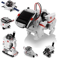 Batlofty Solar Robot Toys 6 в 1 STEM Обучающие наборы Образовательный космический исследовательский лунный флот Строительные экспериментальные игрушки DIY Солнечная энергия Наука Подарок для детей в возрасте 8-12 лет 1000002722