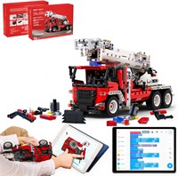 Умная образовательная игрушка UBTECH | Набор для создания и программирования STEM-робота | Крутая пожарная машина | Поддержка приложений IOS/Android | Возраст 8+ | 950 шт. 1000002726