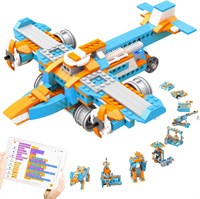 Apitor STEM Building Robot Kit Toys Gifts for 6+ Years, Программируемые роботы с дистанционным управлением и поддержкой приложения, Образовательный набор для кодирования Building Kit на день рождения для детей, мальчиков и девочек (Robot S (средний уровен 1000002745