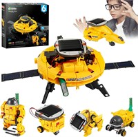 NALACAL Solar Robot Toy 6-in-1, наборы STEM Educational Science для детей 8, 9, 10 лет, набор для создания космической робототехники, Science&Play Mechanics, подарки на день рождения для мальчиков 11, 12, 13, 14 лет, подарочные игрушки 1000002753