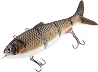 Oreb Robotic Fishing Lure, USB перезаряжаемая светодиодная приманка для плавания, электрическая живая приманка, тонущий джеркбейт, многосоставные приманки для плавания, жесткие приманки, рыболовные снасти для окуня 1000002800