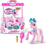Pets Alive ZURU "Magical Unicorn & Stable" Интерактивная роботизированная игрушка-ЕДИНОРОГ для детей от 3 лет и старше 1000002805