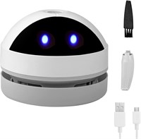 SYOSI Mini Desktop Vacuum Cleaner Robot Vacuum Cleaner для рабочего стола, портативный небольшой USB-пылесос, бесшумный сбор мелких предметов, крошек, ластиков, волос, хлопьев для домашнего офиса, кухни, фортепиано, клавиатуры 1000002815