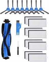 Запасные части, совместимые с Eufy RoboVac 11S, RoboVac 30, RoboVac 30C, RoboVac 15C, RoboVac 15T, RoboVac 12, RoboVac 35C Аксессуары для роботов-пылесосов Фильтры, боковые щетки, роликовые щетки 1000002843