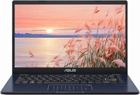 Ноутбук ASUS 14" FHD (1920 x 1080) IPS LED, Intel Pentium N6000, 4 ядра, 4 ГБ памяти, 64 ГБ eMMC, Star Black, Windows 11 Home, HDMI, коврик для мыши TWE и карта памяти Micro SD 64 ГБ 1000002937