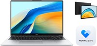 HUAWEI Matebook D16 + Подарок, 16-дюймовый дисплей Eye Comfort FullView, сверхтонкий, Intel Core i5-12450H, цифровая клавиатура, большая батарея 70 Вт·ч, 8 ГБ + 512 ГБ, Win 11 Home, 53013WXG, Mystic Sliver 1000002940