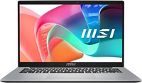MSI Modern 14 F13MG, тонкий ноутбук, 14-дюймовый дисплей FHD, Intel Core i5-1335U, 8 ГБ ОЗУ, 512 ГБ SSD, графика Iris Xe, Win11, Eng-Arb K/B, серебристый - [9S7-14S122-053] 1000002945