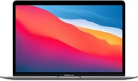 Ноутбук Apple MacBook Air 2020 года: чип Apple M1, дисплей Retina 13 дюймов, 8 ГБ ОЗУ, накопитель SSD 256 ГБ, клавиатура с подсветкой, HD-камера FaceTime, Touch ID. Совместимо с iPhone/iPad; Space Gray; английский 1000002951