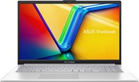 ASUS Vivobook GO 15 E1504GA-NJ084W Cool Silver, тонкий ноутбук, i3-N305 8 ГБ 256 ГБ UFS 2.1 SSD, Intel UMA, WIN11 HOME, 15,6 дюйма, HD веб-камера, Chiclet-Eng-Arb-KB. 1000002961
