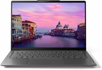 Ноутбук Lenovo Yoga Slim 6 14IRH8 с 14-дюймовым дисплеем WUXGA OLED, Intel i7-13700H, 16 ГБ ОЗУ, 1 ТБ SSD, графика Intel Iris Xe, клавиатура с подсветкой Eng-Ar, Win 11, Storm Grey [83E0005KAX]+2 года Premium Care 1000003014