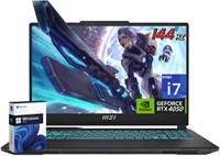 Игровой ноутбук MSI Cyborg 15, GeForce RTX 4050, 15,6-дюймовый IPS FHD (1920x1080) 144 Гц, Intel 13-го поколения 10-Core i7-13620H, 32 ГБ DDR5, 2 ТБ SSD, клавиатура с подсветкой, Wi-Fi 6, веб-камера, Windows 11 Pro 1000003045