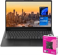 Ноутбук Lenovo V-Series V15 Business | 15,6-дюймовый FHD 1920 * 1080 | Процессор Intel Core i7-13620H 13-го поколения | 40 ГБ ОЗУ | SSD 1 ТБ | Веб-камера | Wi-Fi 6 | Windows 11 Pro | Черный | В комплекте внешний SSD-накопитель ADATA емкостью 512 ГБ 1000003058