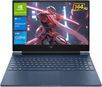 Игровой ноутбук HP Victus 15.6 i5, 15,6-дюймовый FHD 1920x1080 144 Гц, Intel Core i5-12450H, NVIDIA GeForce RTX 3050, 32 ГБ ОЗУ, 1 ТБ SSD, клавиатура с подсветкой, сенсорная панель, устройство чтения карт SD (ОБНОВЛЕНИЕ) 1000003088