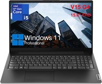 Lenovo V15 G4 15,6-дюймовый ноутбук для бизнеса с разрешением FHD, восьмиядерный процессор Intel i5-13420H 13-го поколения с тактовой частотой до 4,6 ГГц (Beat i7-1355U), 16 ГБ оперативной памяти DDR4, твердотельный накопитель PCIe емкостью 1 ТБ, WiFi, Bl 1000003092