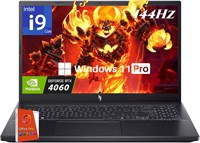 Игровой ноутбук acer Nitro V 15, Intel i9-13900H до 5,4 ГГц, GeForce RTX 4060, 15,6-дюймовый IPS-дисплей с частотой 144 Гц, 64 ГБ DDR5, 2 ТБ SSD, Wi-Fi 6, клавиатура с подсветкой, Windows 11 Pro, игровая мышь, флэш-накопитель USB 256 ГБ 1000003123
