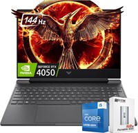 HP Victus 15,6" FHD 144 Гц RTX 4050 6 ГБ, 13-й Intel Core i5-13420H (Beats Intel i7-1260P), клавиатура с подсветкой, WiFi 6, Bluetooth 5.3, PSD 512 ГБ, Windows 11 Home (32 ГБ | 1 ТБ SSD-ОБНОВЛЕНИЕ), БЕСПЛАТНЫЙ ВНЕШНИЙ ДИСК.512 ГБ SSD 1000003142