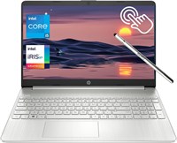 Флагманский ноутбук HP с сенсорным экраном 15,6" HD-дисплей, Intel Core i5-1155G7 (Beat i7-1065G7), 16 ГБ ОЗУ - 1 ТБ PCIe SSD, графика Intel Iris Xe, цифровая клавиатура, Bluetooth 5, Windows 11 Home, серебристый 1000003181