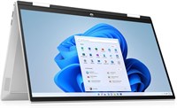 HP Pavilion x360 Convertible, процессор Intel Core i5-1235U, графика Intel Iris Xe, 12 ГБ ОЗУ, операционная система Windows 11 Home, (15-er1010nr, Natural Silver) 1000003207