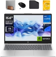 Ноутбук HP Business Laptop 15,6" - Intel i7-1355U 13-го поколения, графика Nvidia MX570 2 ГБ, 64 ГБ ОЗУ, 1 ТБ SSD, Win11 Pro, HD веб-камера (включает подставку для ноутбука 1st Wave + мышь + антивирус + коврик для мыши) 15-FD0068NE 1000003219