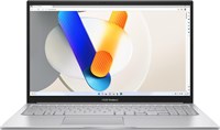 Ноутбук Asus VivoBook 15 15,6" FHD, Intel Core i7-1255U 12-го поколения, ОЗУ 16 ГБ DDR4, SSD 1 ТБ NVMe, графика Intel Iris Xe, Cool Silver, Windows 11 Pro, клавиатура Eng [X1504ZA-NJ247] 1000003220