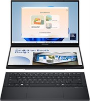 ASUS Zenbook Duo UX8406CA-PZ005W Сенсорный экран/Intel Ultra 9-285H/32 ГБ ОЗУ/2 ТБ SSD/14 дюймов 3K (2880x1800)120 Гц OLED/Windows 11 Home, клавиатура Eng/Arb - Basalt Gray 1000003256