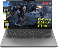 Игровой ноутбук Lenovo LOQ 15,6" FHD IPS 144 Гц (100% sRGB) Intel 14-ядерный i7-12650HX 32 ГБ ОЗУ 2 ТБ SSD GeForce RTX 4050 с подсветкой Nahimic Rapid Charge Win11 с аксессуаром ICP 1000003287