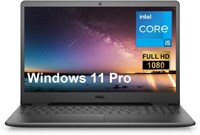 Ноутбук DELL Inspiron 15 Business Laptop 2023, 15,6 дюйма, 1920x1080 FHD, 12-й процессор Intel i5-1235U 1.30 UP TO 4.4 ГГц, 16 ГБ ОЗУ, 1 ТБ SSD, Win 11, веб-камера, Bluetooth, цвет Carbon Black 1000003291