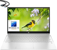 Ноутбук HP Pavilion 15 2023 года выпуска с экраном FHD 15,6 дюйма для бизнеса, 10-ядерный процессор Intel i7-1255U 12-го поколения, 16 ГБ оперативной памяти DDR4, твердотельный накопитель PCIe емкостью 1 ТБ, WiFi 6, Bluetooth 5.2, веб-камера, цвет Natural 1000003326