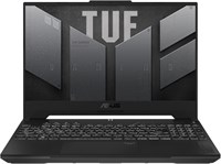 ASUS TUF Gaming A15 FA507NUR-LP005 AMD R7-7435HS/16 ГБ ОЗУ/512 ГБ SSD/NVIDIA GeForce RTX 4050 6 ГБ/15.6 FHD 144 Гц/Windows 11 Pro/1-зонная RGB-подсветка - Mecha Gray 1000003332
