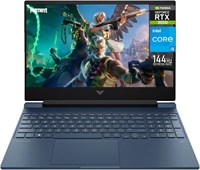 Игровой ноутбук HP Victus с 8-ядерным процессором Intel i5-12450H 12-го поколения, 8 ГБ ОЗУ, 512 ГБ SSD, 4 ГБ NVIDIA GeForce RTX 3050, 15,6-дюймовый FHD (1920 x 1080) 144 Гц, Windows 11 Домашняя 1000003351