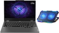 Игровой ноутбук Lenovo LOQ 15IRX9 с чипом LA1, 15,6-дюймовый FHD 144 Гц, Intel i7-13650HX, 16 ГБ DDR5 RAM, 1 ТБ SSD, NVIDIA RTX 3050 6 ГБ, белая подсветка, английский язык, Win11 Home, Luna Grey + бесплатная охлаждающая подставка NCTS RGB 1000003369