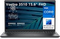 Ноутбук для бизнеса Dell Vostro 3520 15,6" FHD, Intel Core i7-1255U с тактовой частотой от 1,7 до 4,7 ГГц, 16 ГБ оперативной памяти DDR4, твердотельный накопитель PCIe емкостью 1 ТБ, WiFi, Bluetooth, цвет Carbon Black, Windows 11 Professional (UBGRADE) (к 1000003371