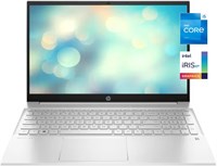 Новейший ноутбук HP Pavilion 15 2024 года выпуска с дисплеем 15,6" FND (1920x1080), процессор Intel Core i5-1335U | 16 ГБ оперативной памяти DDR4-3200 МГц | 512 ГБ NVMe SSD | Клавиатура с подсветкой | Сканер отпечатков пальцев | Windows 11, Siver (обновле 1000003382