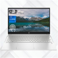 Новейший ноутбук HP Pavilion 2023 года, сенсорный экран FHD 15,6 дюйма, процессор Intel Core i7-1355U 13-го поколения, ОЗУ 16 ГБ, твердотельный накопитель PCIe емкостью 1 ТБ, веб-камера, клавиатура с подсветкой, Wi-Fi 6, Windows 11 Home, серебристый (обно 1000003391