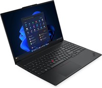 Ноутбук Lenovo ThinkPad E16 Gen 3 Business, дисплей WUXGA 16 дюймов, процессор Intel Core Ultra 7 255H, ОЗУ DDR5 16 ГБ, твердотельный накопитель SSD 512 ГБ, графика Intel Arc Graphics, клавиатура с подсветкой на английском языке (Великобритания), черный ц 1000003405