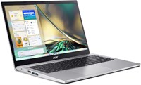 Ноутбук Acer Aspire 3 A315 с процессором Intel Core i5-1235U 12-го поколения (10 ядер до 4,40 ГГц), оперативной памятью DDR4 8 ГБ, твердотельным накопителем SSD 512 ГБ, графикой Intel Iris XE, дисплеем ComfyView IPS FHD 15,6 дюйма, Win 11 Home, чисто сере 1000003420
