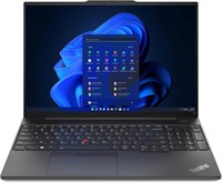 Ноутбук Lenovo Thinkpad E16 G1 Business с 16-дюймовым дисплеем FHD, процессором Intel Core i7-1355U 13-го поколения | 16 ГБ оперативной памяти DDR4 | 1 ТБ твердотельного накопителя M.2 NVMe | Intel Iris Xe | Сканер отпечатков пальцев | Windows 11 (обновле 1000003424