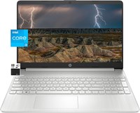 Новейший ноутбук HP 2022 года, 15,6-дюймовый HD-дисплей, двухъядерный процессор Intel i3-1115G4 (до 4,1 ГГц, Beats i5-1030G7), 8 ГБ ОЗУ, 256 ГБ SSD, HD-веб-камера, Bluetooth, WiFi 6, аккумулятор на 11+ часов, Win 11 S+MarxsolCables 1000003463