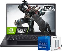 Игровой ноутбук acer Nitro V 15, Intel 10-Core i7-13620H, 15,6-дюймовый дисплей FHD IPS с частотой 144 Гц, NVIDIA GeForce RTX 4060 8 ГБ GDDR6, 32 ГБ оперативной памяти DDR5, твердотельный накопитель 1 ТБ, с портативным твердотельным накопителем 128 ГБ, Wi 1000003467