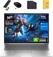 Ноутбук HP PROBOOK 460 G11 Intel Ultra 7-155H 16" — графика RTX 2050 4 ГБ, 16 ГБ ОЗУ, 1 ТБ SSD, Windows 11 Pro, камера 1080p (включает внешний SSD 512 ГБ + мышь + антивирус + коврик для мыши 1st Wave) 1000003493