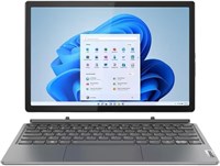 Lenovo IdeaPad Duet 5 12IRU8, ноутбук 2 в 1 + ручка и клавиатура, 12,4-дюймовый сенсорный дисплей 2,5K, Intel Core i7-1355U, 8 ГБ ОЗУ, 512 ГБ SSD, графика Intel Iris Xe, Win11, англо-арабский, Storm Grey -[83B3002AAX] 1000003508