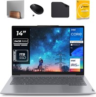 Ноутбук Lenovo Business Laptop ThinkBook 14 Gen 6 — Intel Core i7-13700H 13-го поколения, 24 ГБ DDR5 RAM, 1 ТБ SSD, Intel Iris Xe Graphics, Win11 Pro (включает подставку для ноутбука 1st Wave + мышь + антивирус + коврик для мыши) 1000003515