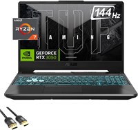 Игровой ноутбук ASUS TUF 2024 A15, 15,6-дюймовый FHD-дисплей с частотой 144 Гц, 8-ядерный процессор Ryzen 7 7435HS (Beats i7-13620H), NVIDIA RTX 3050, 8 ГБ ОЗУ, SSD-накопитель на 512 ГБ, клавиатура RGB, RJ45, кабель HDMI PDG, клавиатура для США, игровой к 1000003518