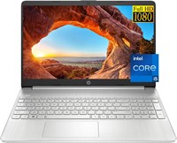 Ноутбук HP 15,6 дюйма, процессор Intel Core i5-1135G7, 15,6-дюймовый FHD-дисплей со светодиодной подсветкой и антибликовым покрытием, HDMI, Wi-Fi и Bluetooth, легкая конструкция, быстрая зарядка, Windows 11 Home (16 ГБ ОЗУ | 1 ТБ SSD) 1000003528