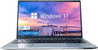 Ноутбук Elepad, 14,1-дюймовый экран FHD IPS, процессор N4105, 6 ГБ ОЗУ, 256 ГБ SSD с возможностью расширения до 1 ТБ, компьютер на базе Windows 11 с 2 стереодинамиками, WiFi-5, HDMI 1000003565