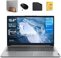 Ноутбук Lenovo Business IdeaPad 1 (15iJL7) Intel Core N4500, 8 ГБ ОЗУ, 512 ГБ SSD, Win 11 Pro (включает вертикальную подставку для ноутбука 1st Wave + беспроводную мышь + антивирус + коврик для мыши 1st Wave) 1000003572